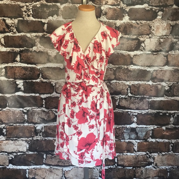Free People Dresses & Skirts - Free People French Quarter Ruffle Wrap Dress Large